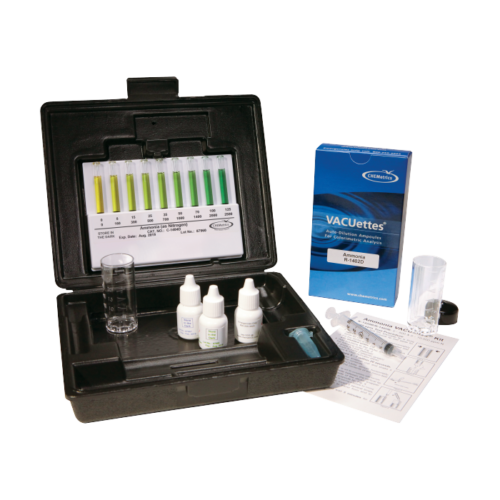 K-1420D氨VACUettes®视觉高范围测试套件的包装和内容